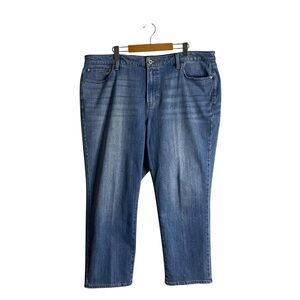 Talbots Women's Casual Modern Ankle High Waisted Denim Jeans